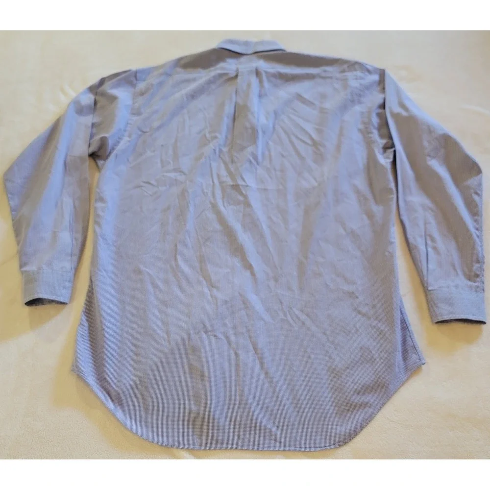 Polo Ralph‎ Lauren Button Down Mens M Purple Gingham Blake Cotton Check Shirt